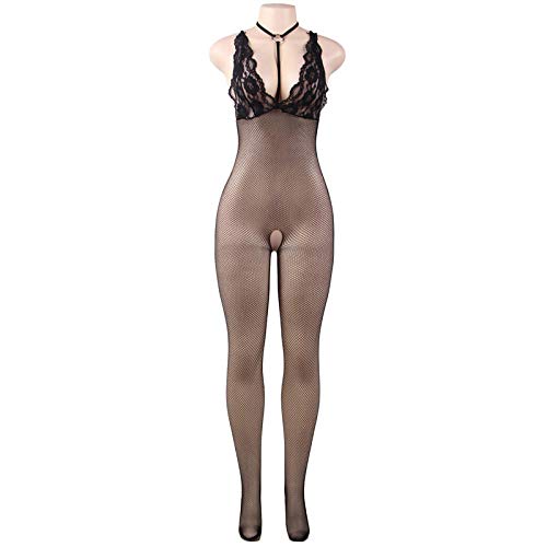 GREQ-Abbigliamento-Erotico-Calze-Nere-Sexy-Intimo-di-Grandi-Dimensioni-Sexy-Calzini-Corpo-Tentazione-Tuta-Aperta