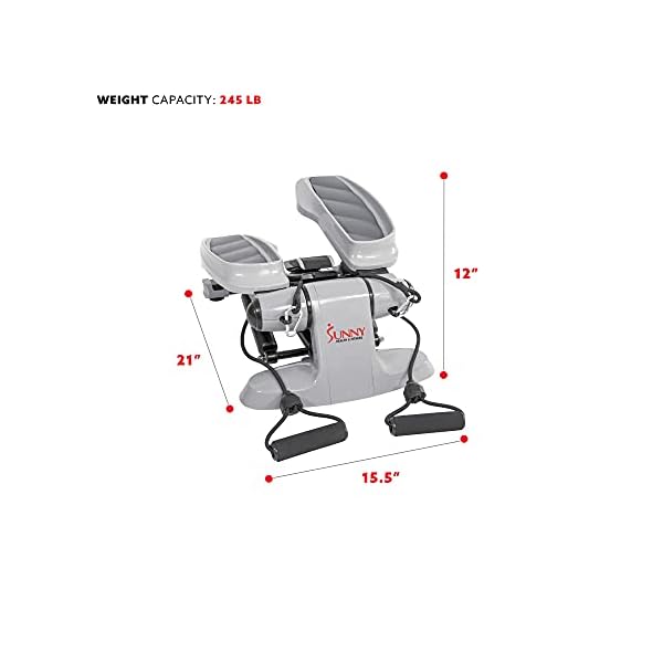 Sunny-Health-Fitness-Unisexs-Versa-Stepper-SF-S0870-Grey-One-Size Sunny Health & Fitness Unisex's Versa Stepper SF-S0870, Grey, One Size