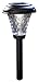 Moonrays 91381 Payton Solar LED Plastic Path Light, 2X-Brighter, Hammered Glass Look, provides 360 Display of Warm LED Lighting, Emits 2.4-lumens, 12-inch area of illumination, 8-Pack