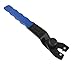 Uxcell Angle Grinder Adjustable Spanner, 10-30mm, Blue/Black
