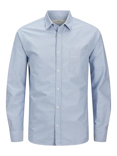 Rddlesner Oxford Solid Shirt L/S Noos, Color Azul Claro., XL