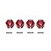 4Pcs Aluminum 12mm hex hubs Wheel adapters 6mm Thickness for 1/10 RC Rc HPI Redcat Traxxas