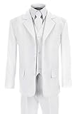 Gino Giovanni First Communion and Wedding Suit Set White for Boys