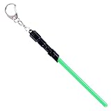 CG Costume Star Wars Lightsaber KeyChain Key Ring Alloy Green