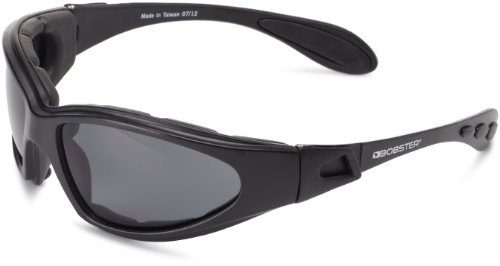 Bobster GXR Sport Sunglasses,Black Frame/Smoked Lens,one size