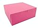 Southern Champion Tray 0873 Pink Paperboard Non-Window Lock-Corner Bakery Box, 10