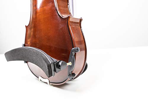 Raj Violin Shoulder Rest - Foam Shoulder Rest for 3/4 and 4/4 Size Violins and Violas - Adjustable Height and High Grip Collapsible Feet - Padded Cradle, Strain and Fatigue Remover - Thumbnail 4
