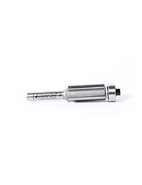 Amana Herramienta 47114 Flush recortar con rodamientos de bolas Guía 1 2 por 1 por 1 4 inch Vástago 3 Flauta Router Bit con punta de carburo