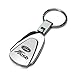 Ford Fiesta Chrome Metal Tear Drop Key Chain