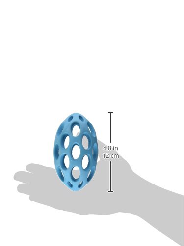 JW Pet Company Hol-ee Football Size 5 Rubber Dog Toy, Small, Colors Vary