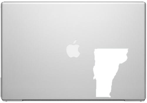 Vermont Green Mountain State Pride Decal Sticker - White 5" Vinyl Decal for Cars, Macbooks, and Other Laptops