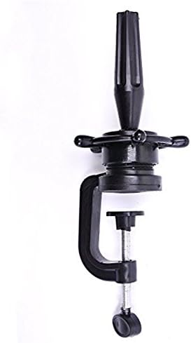 Black Wig Stand Wig Mannequin Head Stand, Cosmetology Manikin Stand Mannequin Head Holder Clamp Black