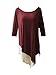 OEUVRE Women's Off Shoulder Solid Casual Blouse Stretch Tops Red 8
