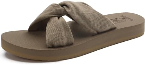 Amazon.com | Sanuk Yoga Sandy Novelty - Women Sandals, Ojai Tan, 5