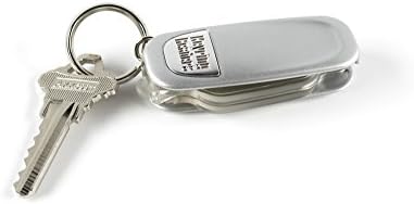 Keyring Novelty +1.50, +2.0 and +2.50 Reading Glasses Three-Pack Silver Mini Compact Pocket Sized Unisex Men Women Right or Left Hand Ready