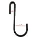 WALLNITURE Multipurpose S Shape Utility Hooks Stainless Steel Black 3.5 Inches Set of 10