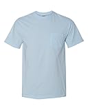 Comfort Colors 6.1 oz. Garment-Dyed Pocket T-Shirt (6030CC) -CHAMBRAY -2XL