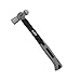 ABN Ball Pein Hammer 8 oz – Fiberglass Handle & Carbon Steel Head for Metal Rivet, Chisel, Punch Peins