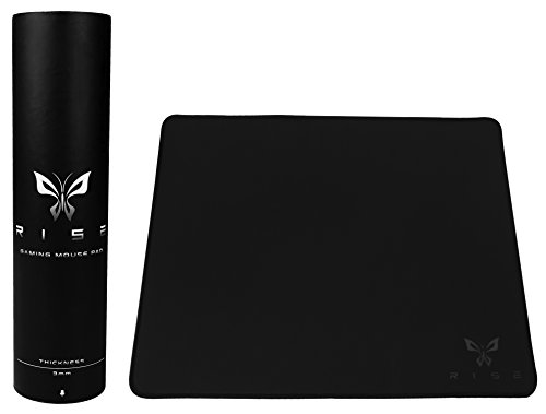 Gaming Mouse Pad – Best Large Mousepads for Computer Games – PC & MAC – LOL – Overwatch – CSGo – MMO – Waterproof Great Black Mouse Pads – Big Support for All Mice Designs Laser + Wireless + Optical