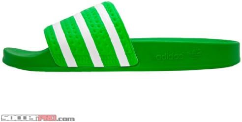 adidas adilette green white