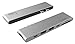 Aluminum USB-C Multi Adapter Hub for Apple Macbook Pro Space Gray, Type-C Extension with Power Delivery, 50 Gbps Thunderbolt 3, 4K HDMI 2.0, Micro-SD Card Reader and More Ports Compatible with 13