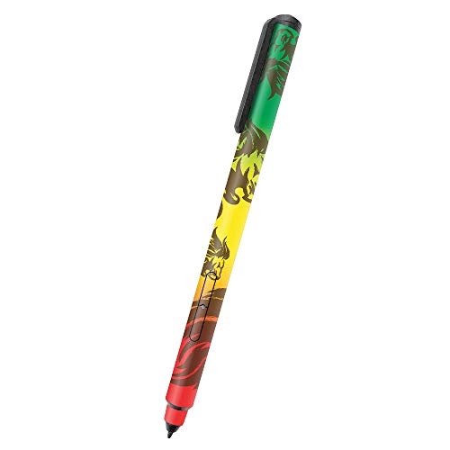 MightySkins Skin Compatible with NuVision Digital Pen - Rasta Lion | Protective…
