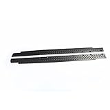 Rugged Ridge 11651.06 Black Diamond Plate Rocker Side Panel Kit