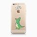 iPhone 6 Plus/6S Plus Case (5.5 inch),Blingy's Funny Animal Style Flexible Soft Transparent Clear Soft TPU Case for iPhone 6 Plus/6S Plus (Dinosaur)-NOT Ultra Thin