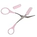 BeeSpring Women Eyebrow Trimmer Comb Eyelash Hair Scissors Cutter Remover Makeup Tool