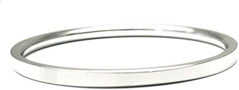 Karizma Jewels Stainless Steel Bangle Kada Premium Shine Steel Unisex Sikh Men Bracelet 6mm Inner Diameter: 6.5 cm