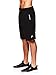 HEAD Men's Workout Gym & Running Shorts w/Elastic Waistband & Drawstring - Break Black, Medium