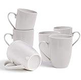 WHEE! Porcelain White Coffee Mugs - Coffee Mug set