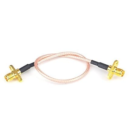 RP SMA Female to RP SMA Female Jack Nut Bulkhead Crimp RG316 Coaxial Extension Antenna Cable