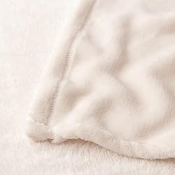 Bertte Throw Blanket, Plush Fleece Fuzzy