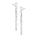 Silpada 'Column' Tapered Drop Earrings in Hammered Sterling Silver