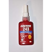 Genuine Henkel Loctite 243 X 50ml Medium Strength Oil Tolerant Threadlocker Blue Operating Temperature - 55°C to +150°C (Original Version)