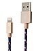 LAX Gadgets iPhone Charger Lightning Cable - MFi Certified Durable Braided Apple Lightning USB Cord for iPhone 11/11 Pro Max/XS Max/X/iPad, iPod & More