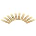 ammoon 10-pack Pieces Strength 2.5 Bamboo Reeds for Eb Alto Saxophone Sax Accessories