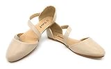 Blue Berry EASY21 Women's Casual Flats Ballet Ankle Strap Fashion Shoes