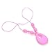 Consider It Maid Silicone Teething Necklace for Mom to Wear - FREE E-BOOK - BPA FREE and FDA Approved - Baby Love (Pink)