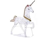 Morning Star Market Magical Christmas LED LIGHTED UNICORN Indoor/Outdoor Yard Decoration Light Lawn Ornament Sculpture