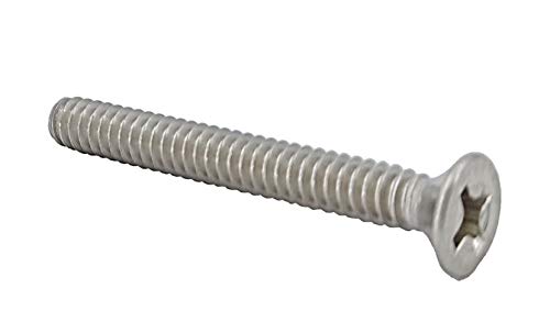 FixtureDisplays® 6-32 X 1-1/8" Stainless Flat Head