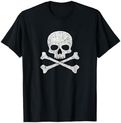 Amazon.com: Skull & Bones 322 distressed T-shirt - Skull and
