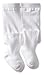 Jefferies Socks Baby-girls Infant Seamless Organic Cotton Tights, White, 6-18 Months