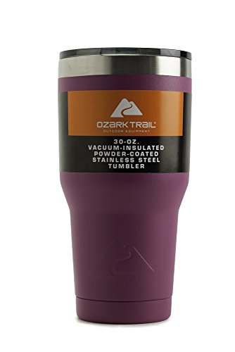 Ozark Trail Double Wall Vacuum Sealed Tumbler, 30oz, Fuchsia