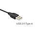 Luxebell Premium Mini USB Data Transfer Charging Cable Cord for GoPro Hero 4 3+ 3 Silver Black White, Hero HD - 9.84 Feet(3 Meters)