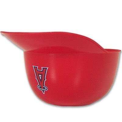 MLB Mini Batting Helmet Ice Cream Sundae/ Snack Bowls, Angels - 24 Pack