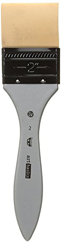 Prima Marketing 963880 Finnabair Art Basics Mixed Media Silicone Brush, 2", Silver (3 Pack)