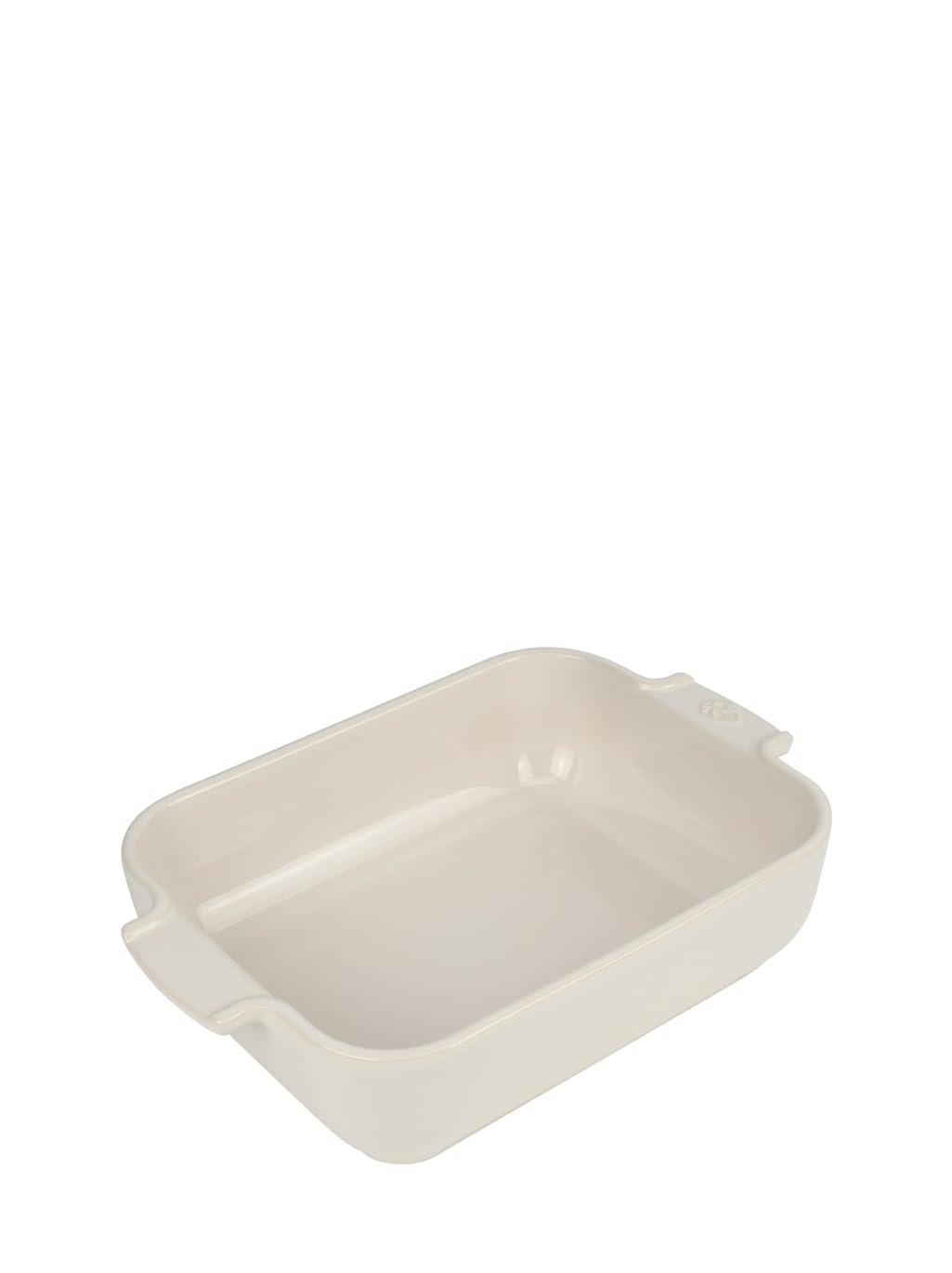 Peugeot - Ceramic Rectangular Baking Dish - Traditional Ceramic Rectangular Oven Dish with Handles, Ecru, 25 cm