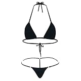 SS Queen Women's Halterneck Top and Sexy G-string Set